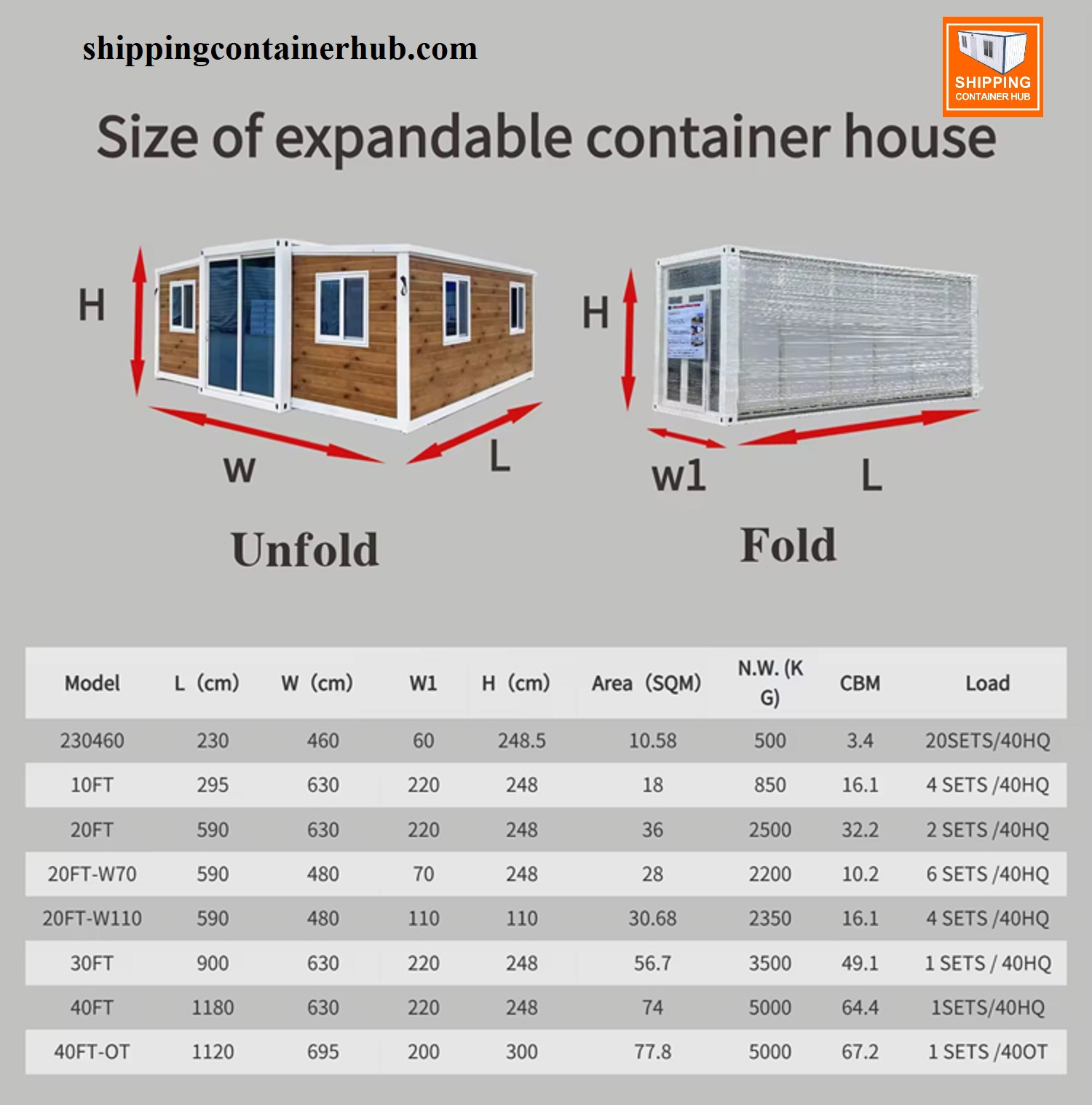 40 foot shipping container dimensions