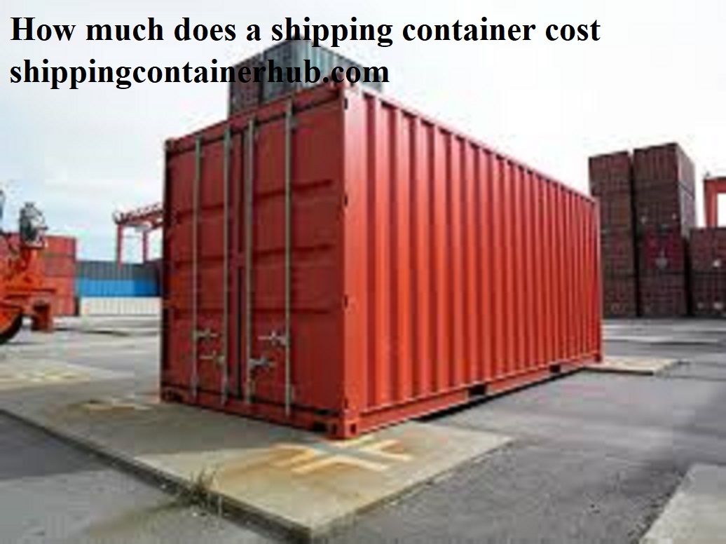How much does a shipping container cost