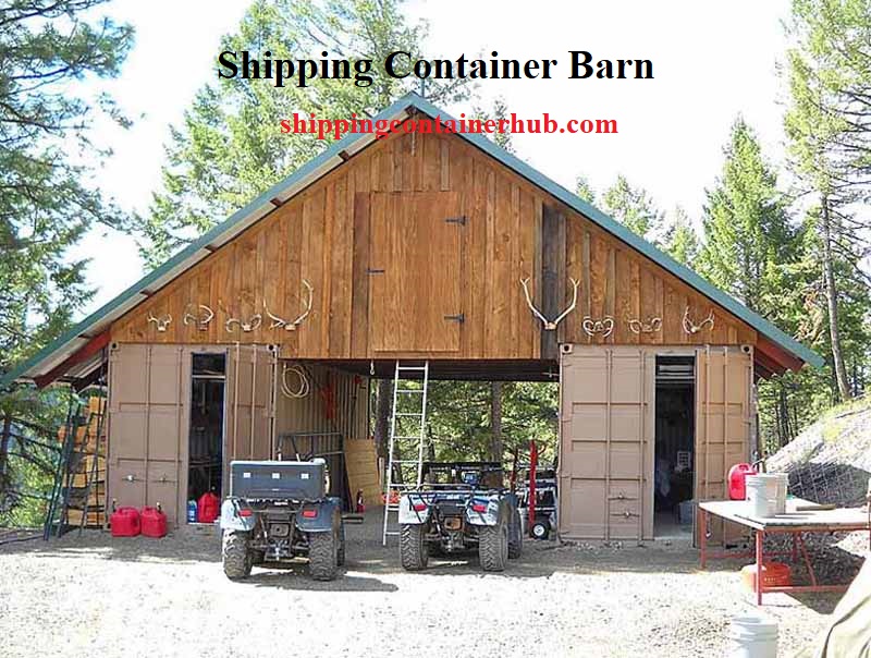 shipping container barn