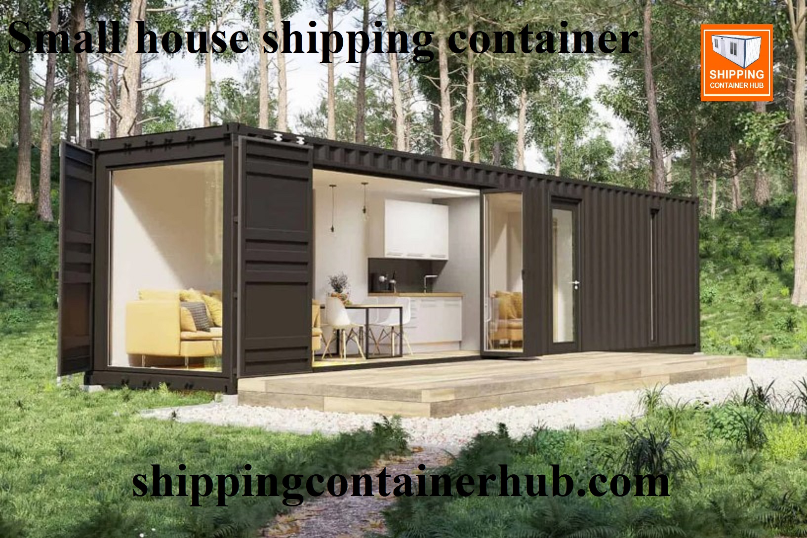Small house shipping container