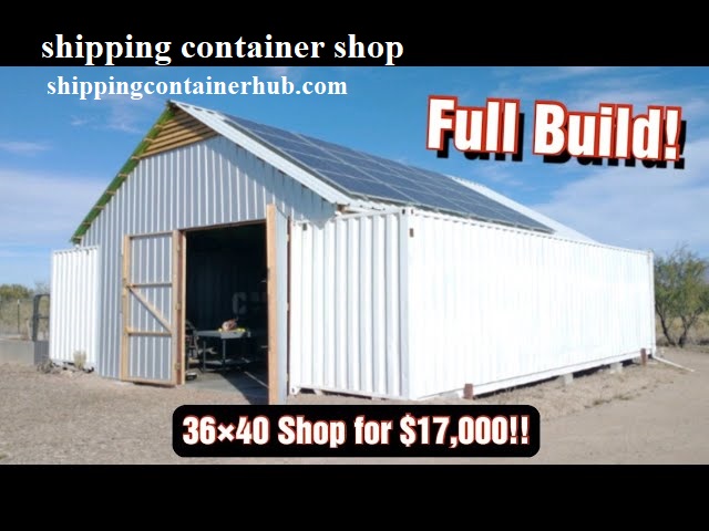shipping container shop