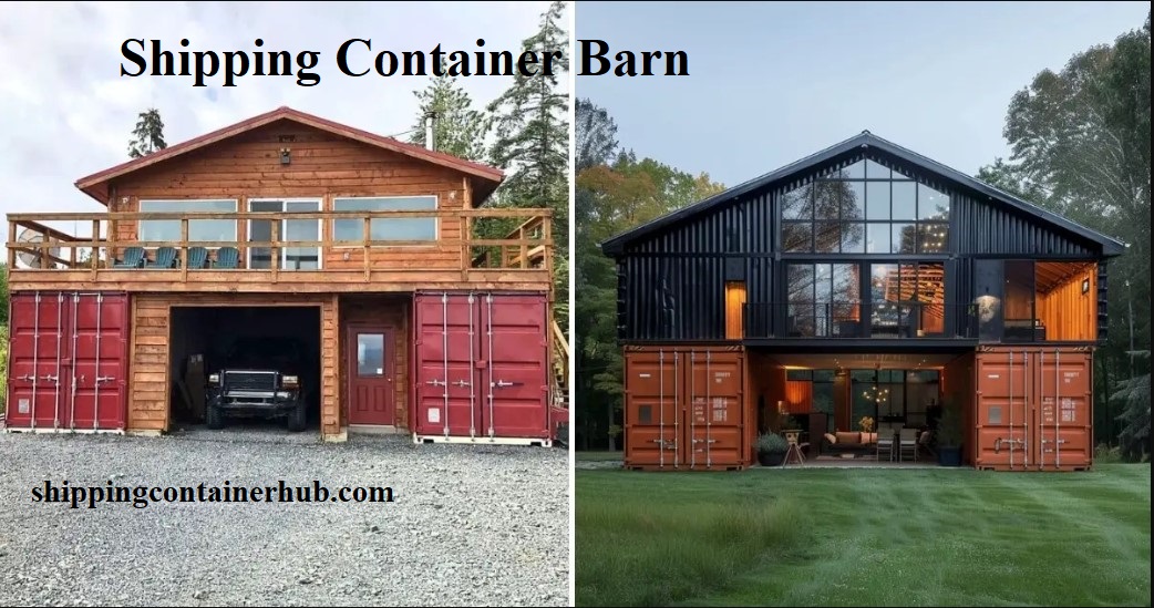 shipping container barn