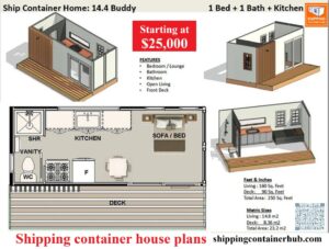 Shipping container house plans
