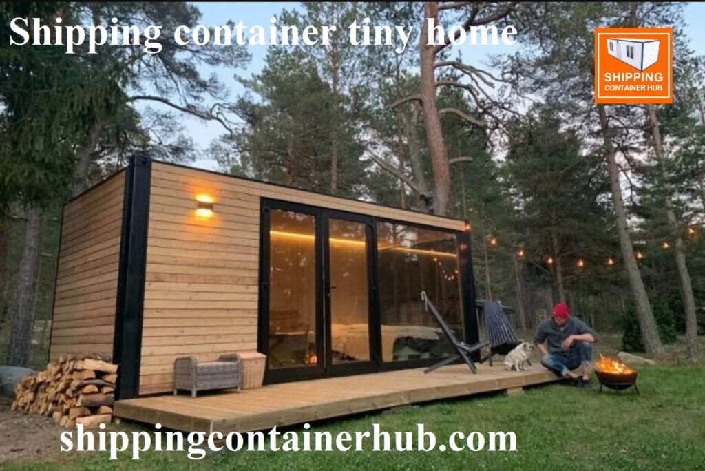 Shipping container tiny home