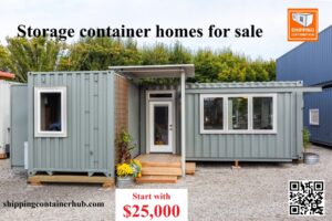 Storage container homes for sale